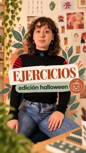 Ejercicios para desbloquear la creatividad · edición Halloween 🎃

Brujas, fantasmas, vampiros, demonios, calabazas… hoy toca coger todo ese imaginario y empezar a inventar personajes sin buscar referencias y sin preocuparnos demasiado por el resultado.

Pueden ser criaturas inventadas, personajes disfrazados o mezclas un poco absurdas.

La idea no es hacer el personaje perfecto. Es darte permiso para divertirte dibujando. 👻

¿Qué personaje te gusta más?

#Halloween #EjerciciosDeCreatividad #Ilustracion #DibujoCreativo #AprendeADibujar