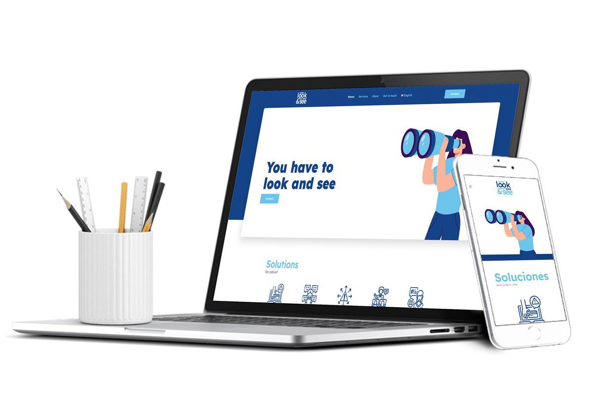 Diseño Web - Look & See - marca de prevención de riesgos laborales