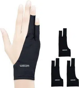 Guante de dibujo Wacom para tableta gráfica