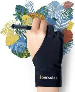 Guante de dibujo Xencelabs para artistas digitales