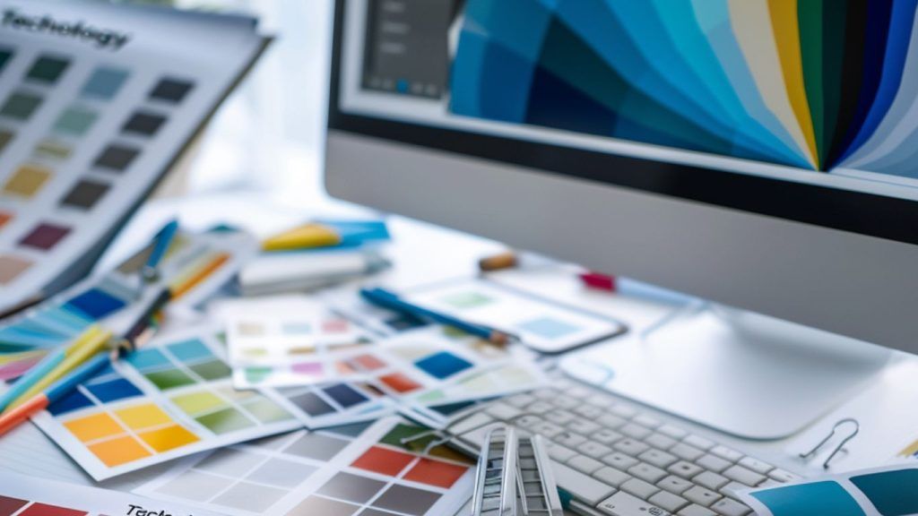 Paleta de colores corporativos para una empresa