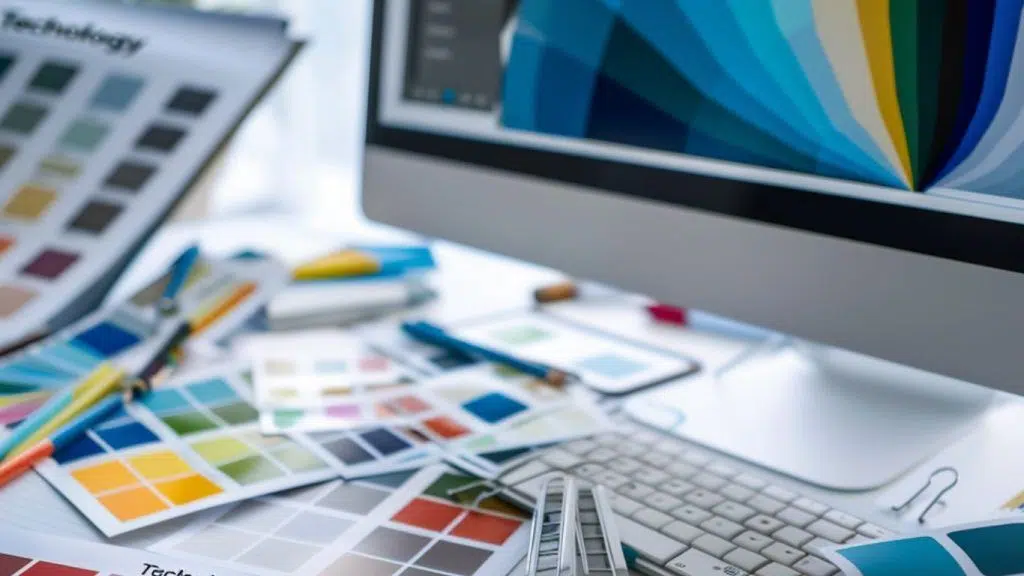 Paleta de colores corporativos para una empresa