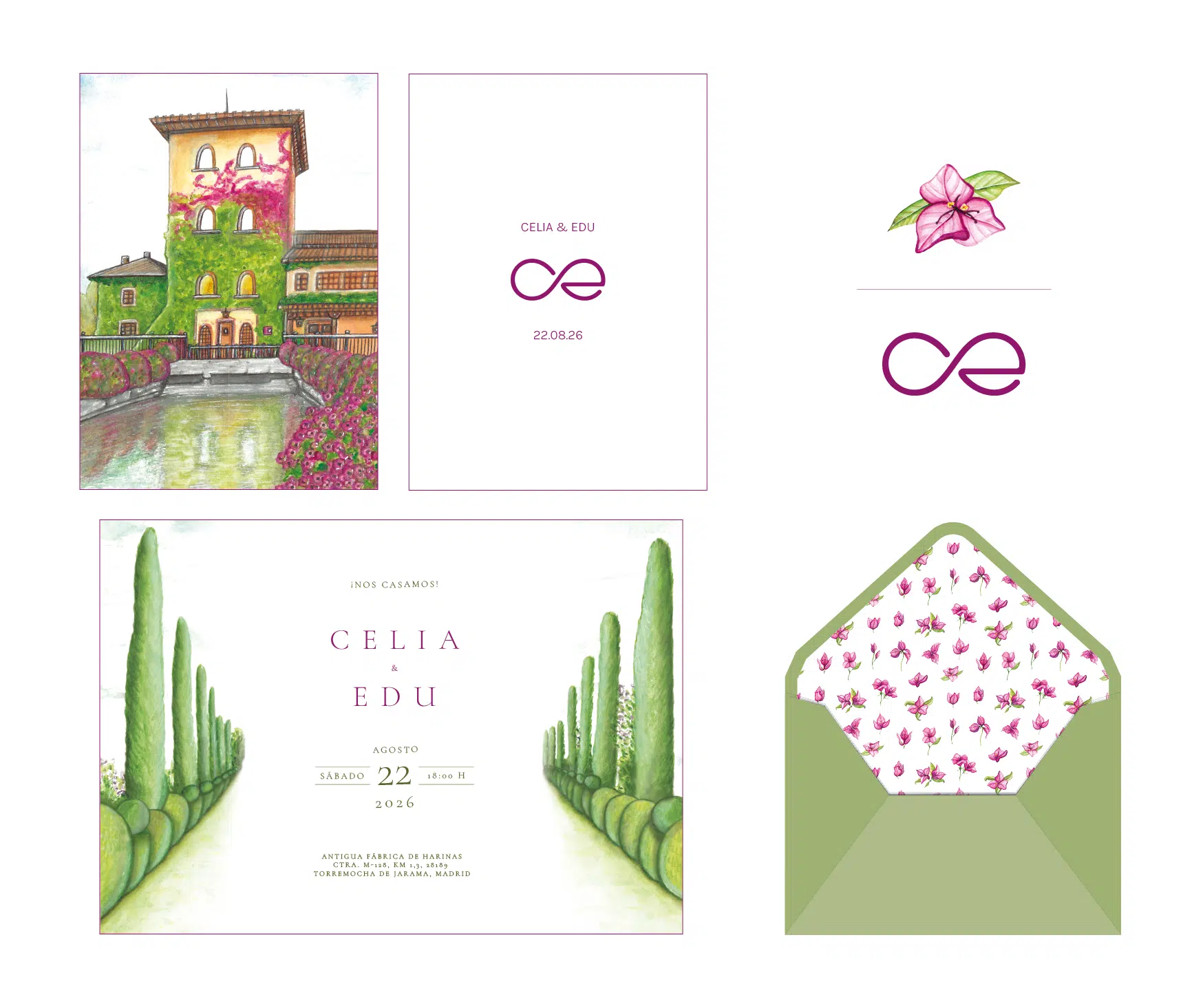 Diseño de Invitaciones para Bodas Diseño de Invitaciones para Bodas