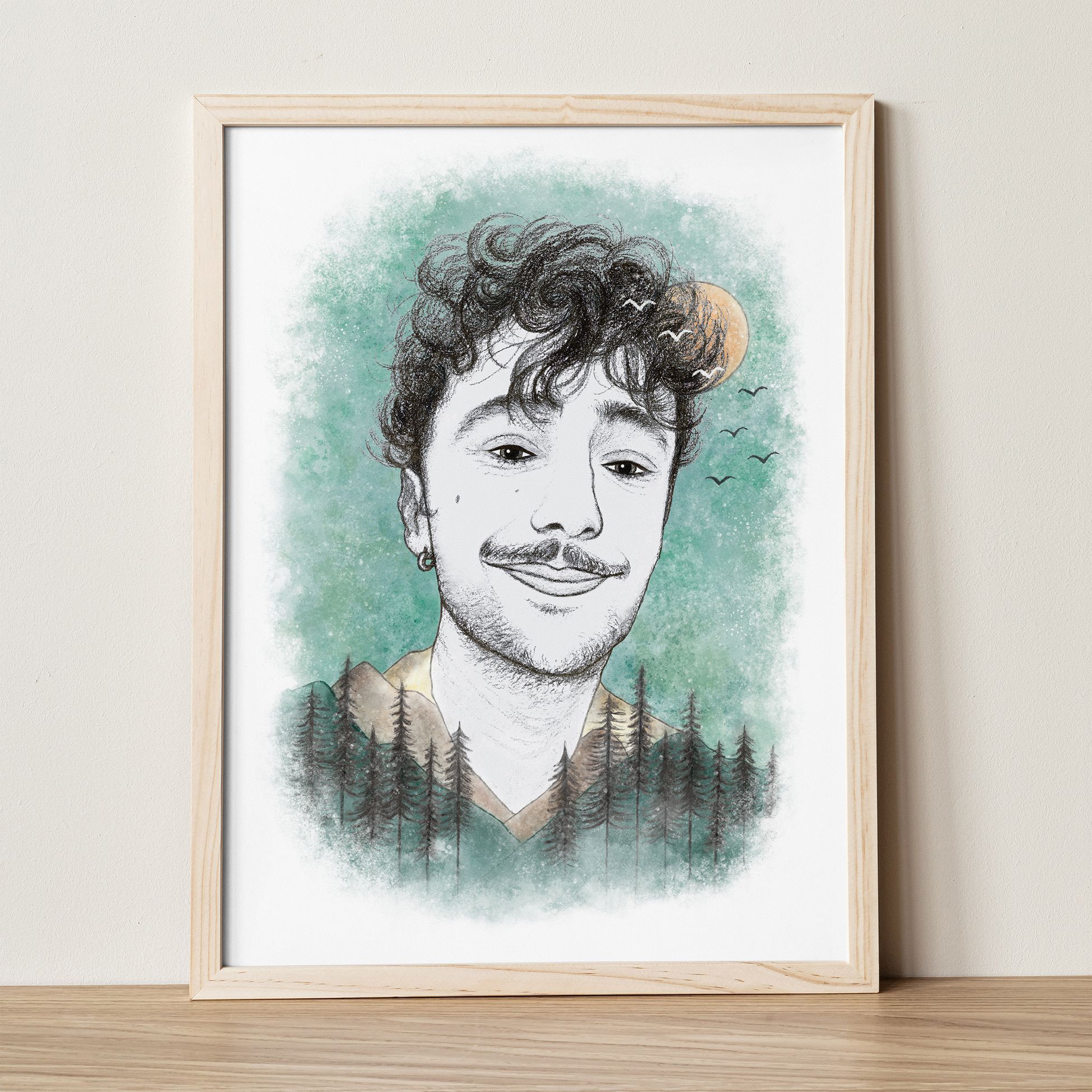 Retrato por encargo para regalo Retrato por encargo para regalo