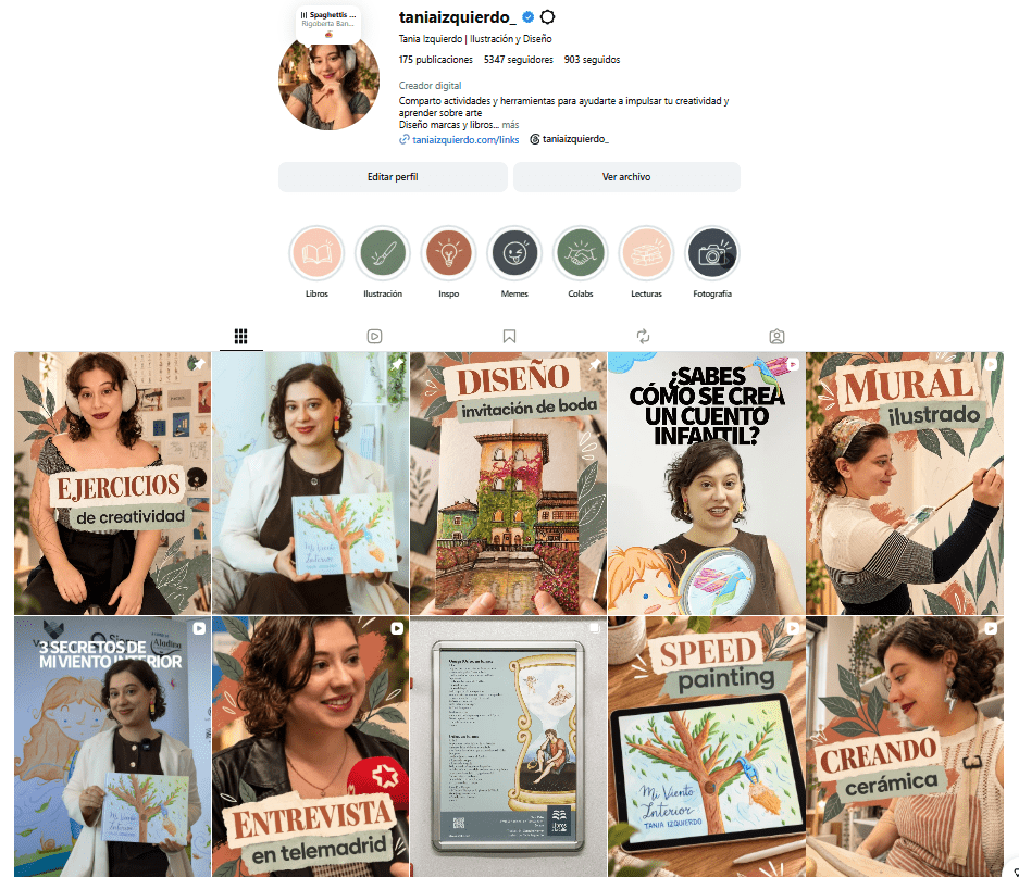 Instagram Tania Izquierdo